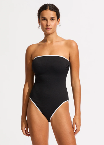 SEAFOLLY купальник слитный бандо без лямок