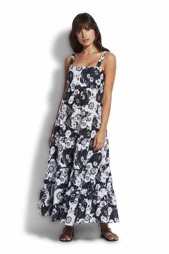 SEAFOLLY платье пляжное макси с завязкой на спине