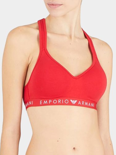 EMPORIO ARMANI бралетт с плотной чашкой