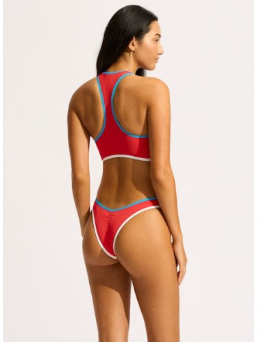 SEAFOLLY купальник раздельный с топом на молнии