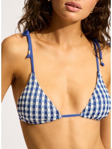 SEAFOLLY купальник раздельный с треугольной чашкой плавки на завязках