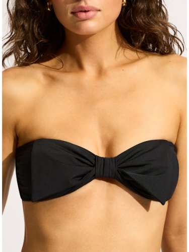SEAFOLLY купальник раздельный  с чашкой бандо с бантом