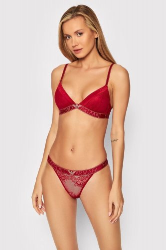 EMPORIO ARMANI бюстгальтер с треугольной чашкой без косточек