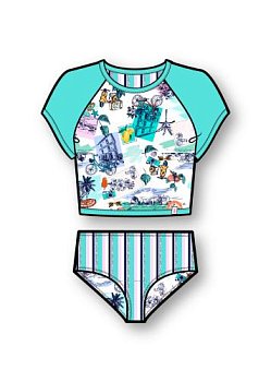 SEAFOLLY детский  раздельный купальник  танкини