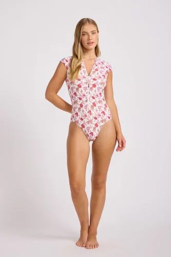 SEAFOLLY купальник слитный на молнии с закрытыми плечами