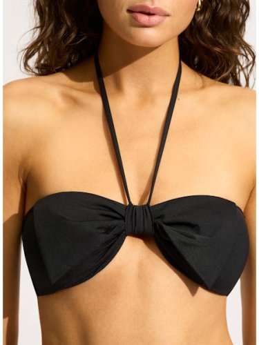 SEAFOLLY купальник раздельный  с чашкой бандо с бантом