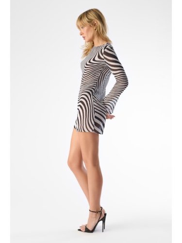 MAISON CLOSE платье туника с длинным рукавом