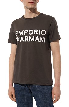 EMPORIO ARMANI мужская футболка с круглым вырезом