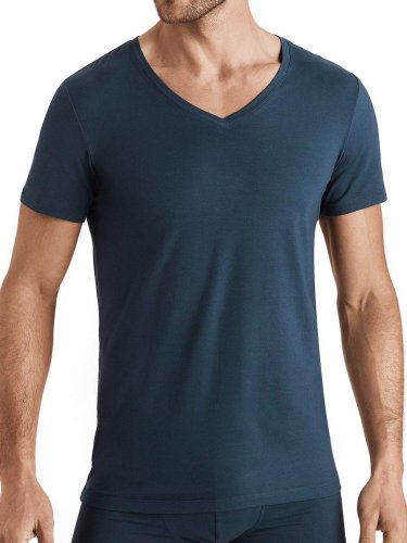HANRO футболка мужская с V-образным вырезом