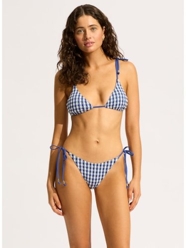SEAFOLLY купальник раздельный с треугольной чашкой плавки на завязках