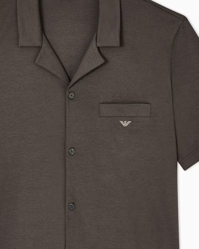 EMPORIO ARMANI костюм мужской домашний рубашка и шорты