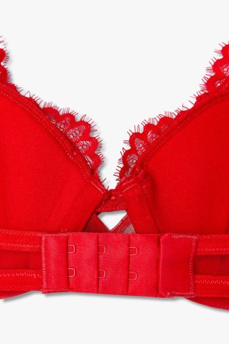EMPORIO ARMANI бюстгальтер-планж с плотной чашкой кружево
